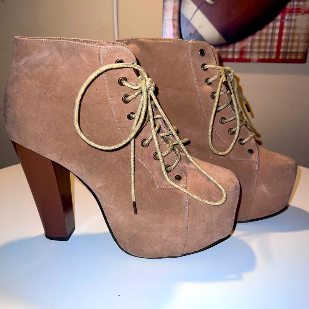 Tan Bootie